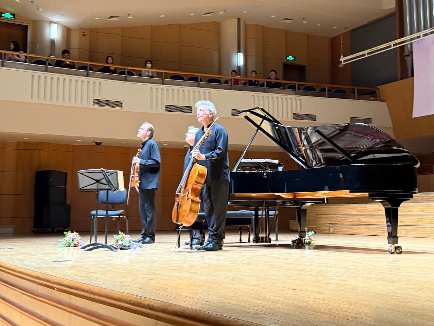 北京音乐厅法国流浪者三重奏演奏现场